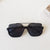 Casual Vacation Solid Color Pc Resin Square Half Frame Women's Sunglasses