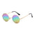 Casual Vacation Solid Color Tac Round Frame Full Frame Women's Sunglasses