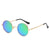 Casual Vacation Solid Color Tac Round Frame Full Frame Women's Sunglasses