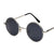 Casual Vacation Solid Color Tac Round Frame Full Frame Women's Sunglasses