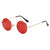 Casual Vacation Solid Color Tac Round Frame Full Frame Women's Sunglasses