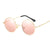 Casual Vacation Solid Color Tac Round Frame Full Frame Women's Sunglasses