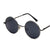 Casual Vacation Solid Color Tac Round Frame Full Frame Women's Sunglasses