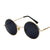 Casual Vacation Solid Color Tac Round Frame Full Frame Women's Sunglasses