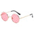 Casual Vacation Solid Color Tac Round Frame Full Frame Women's Sunglasses