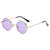 Casual Vacation Solid Color Tac Round Frame Full Frame Women's Sunglasses