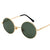 Casual Vacation Solid Color Tac Round Frame Full Frame Women's Sunglasses