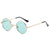 Casual Vacation Solid Color Tac Round Frame Full Frame Women's Sunglasses