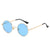 Casual Vacation Solid Color Tac Round Frame Full Frame Women's Sunglasses