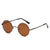 Casual Vacation Solid Color Tac Round Frame Full Frame Women's Sunglasses