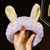 Cat Ears Hair Band Hair Band Korean Plush Internet Celebrity Rabbit Ear Hair Accessories Bow  Face Wash Hair Band