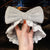 Cat Ears Hair Band Hair Band Korean Plush Internet Celebrity Rabbit Ear Hair Accessories Bow  Face Wash Hair Band