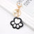 Cat's Claw Bear Paw Leather Bag Key Chain Pendant Bag Pendant Keychain