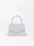 Champagne Silver Polyester Solid Color Square Evening Bags