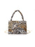 Champagne Silver Polyester Solid Color Square Evening Bags