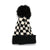 Children Unisex Basic Simple Style Color Block Lattice Wool Cap