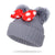 Children Unisex Basic Simple Style Polka Dots Bowknot Eaveless Wool Cap