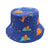 Children Unisex Cute Dinosaur  Watermelon Bucket Hat