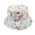 Children Unisex Cute Dinosaur  Watermelon Bucket Hat