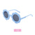 Children Unisex Cute Flower Pc Round Frame Sunglasses