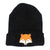 Children Unisex Cute Fox Embroidery Wool Cap