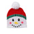 Children Unisex Cute Santa Claus Snowman Snowflake Plush Eaveless Wool Cap