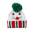 Children Unisex Cute Santa Claus Snowman Snowflake Plush Eaveless Wool Cap