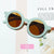 Children Unisex Cute Solid Color Pc Round Frame Sunglasses