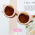 Children Unisex Cute Solid Color Pc Round Frame Sunglasses