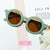 Children Unisex Cute Solid Color Pc Round Frame Sunglasses