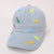 Children Unisex Cute Sweet Color Block Embroidery Baseball Cap