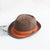 Children Unisex Fashion Color Block Crimping Straw Hat