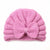 Children Unisex Fashion Solid Color Bow Knot Knitted Wool Cap