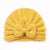 Children Unisex Fashion Solid Color Bow Knot Knitted Wool Cap