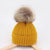 Children Unisex Simple Style Solid Color Wool Cap