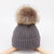 Children Unisex Simple Style Solid Color Wool Cap