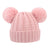 Children Unisex Sweet Simple Style Solid Color Pom Poms Wool Cap