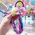 Children's Cartoon  Color Bowknot Wig Hair Rope Girls Twist Braid Hair Rope