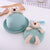 Children's Cute Little Bear Straw Hat Baby Sun Hat Wholesale