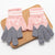 Children's Gloves Winter Warm Princess Girl Child Five Finger Warm Fleece-lined Toddler Cute Boys And Girls Baby Wool