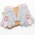 Children's Gloves Winter Warm Princess Girl Child Five Finger Warm Fleece-lined Toddler Cute Boys And Girls Baby Wool