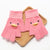 Children's Gloves Winter Warm Princess Girl Child Five Finger Warm Fleece-lined Toddler Cute Boys And Girls Baby Wool