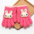 Children's Gloves Winter Warm Princess Girl Child Five Finger Warm Fleece-lined Toddler Cute Boys And Girls Baby Wool