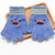 Children's Gloves Winter Warm Princess Girl Child Five Finger Warm Fleece-lined Toddler Cute Boys And Girls Baby Wool