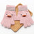 Children's Gloves Winter Warm Princess Girl Child Five Finger Warm Fleece-lined Toddler Cute Boys And Girls Baby Wool