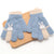 Children's Gloves Winter Warm Princess Girl Child Five Finger Warm Fleece-lined Toddler Cute Boys And Girls Baby Wool