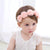 Children's Hair Band Baby Headdress Chiffon Flower Elastic Hair Band Handmade Hair Accessories 3 Pearl Water Soluble Flower Headband