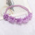 Children's Hair Band Baby Headdress Chiffon Flower Elastic Hair Band Handmade Hair Accessories 3 Pearl Water Soluble Flower Headband