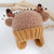 Children's Hat Scarf Two-piece Winter Hat Cute Cartoon Animal Baby Wool Hat Pullover Knitted Cross Scarf