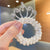 Children's Princess Crown Hair Accessories Pearl Ball Hair Loop Hair Rope Little Girl Hair  Pearl Crown